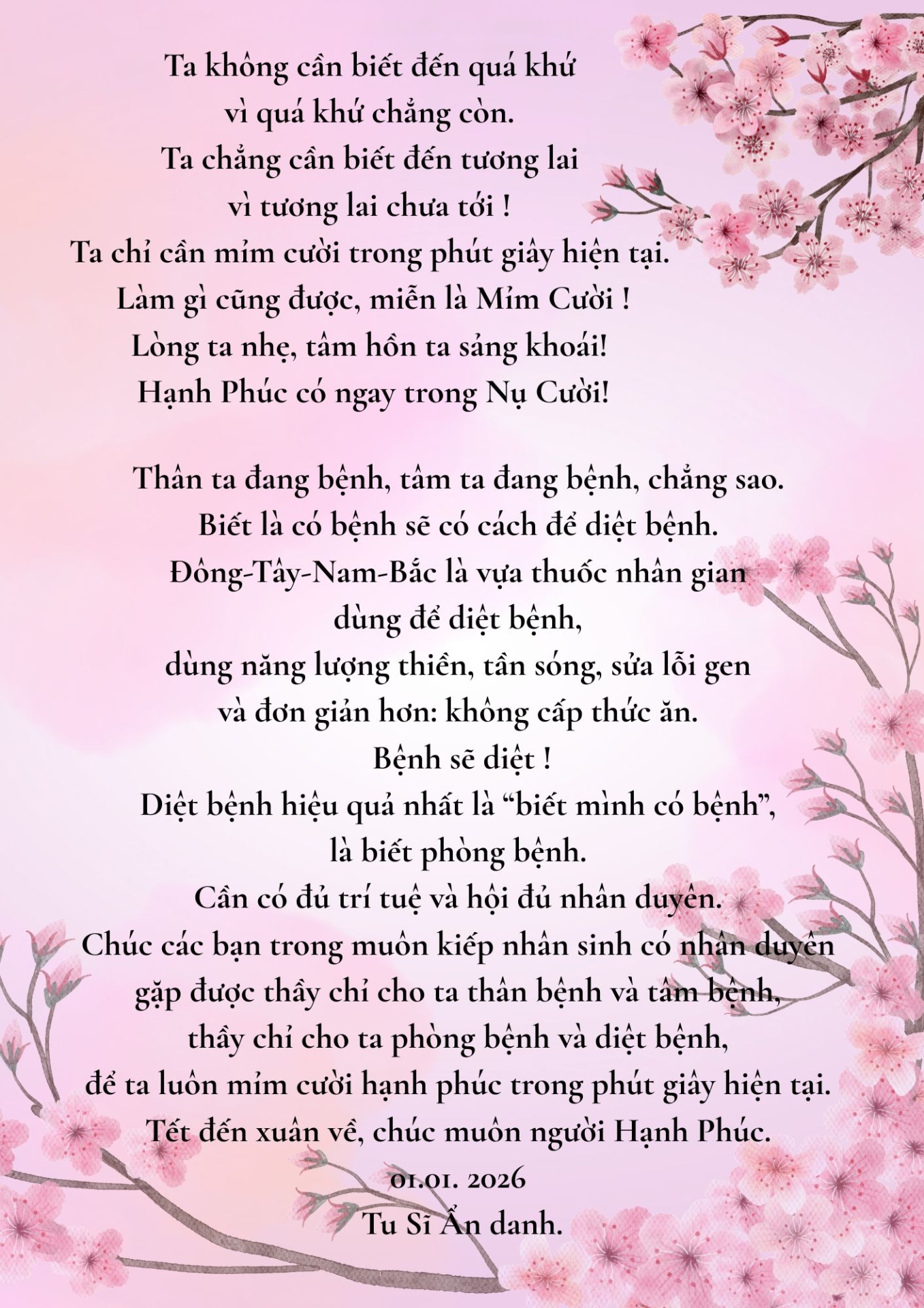 Hạnh Phúc là Mỉm Cười